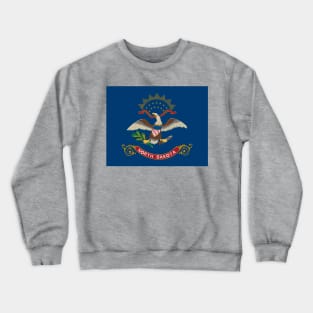 Flag of North Dakota Crewneck Sweatshirt